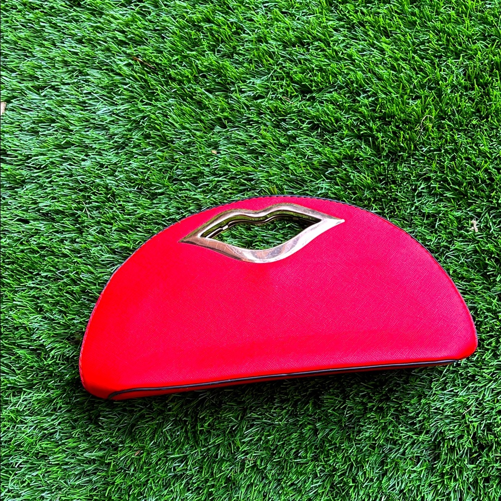 Red and gold Lippy Bag